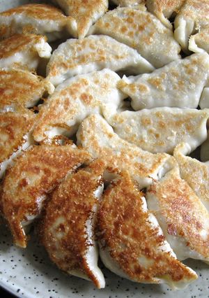 A picture of Vegan Tofu Gyoza.