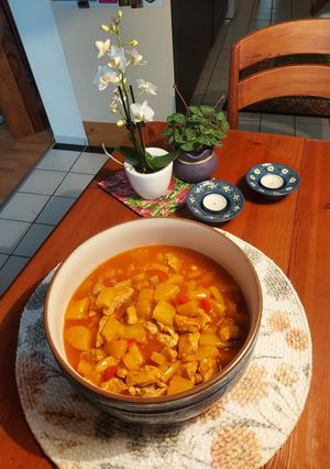 Una foto de Pollo Agridulce Oriental