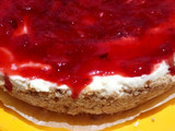 Cheesecake de frutilla sin horno