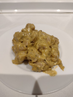 Una foto de Pollo cremoso estilo Tailandés para fajitas
