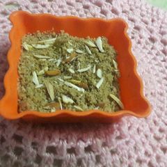 A picture of Left over roti churma.