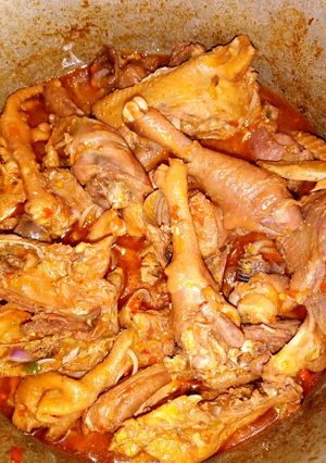A picture of Chicken pepper Soup.