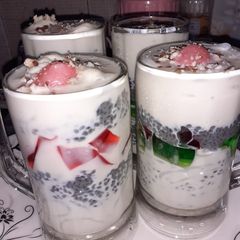 A picture of Rusmallai Rabrdi Falooda.