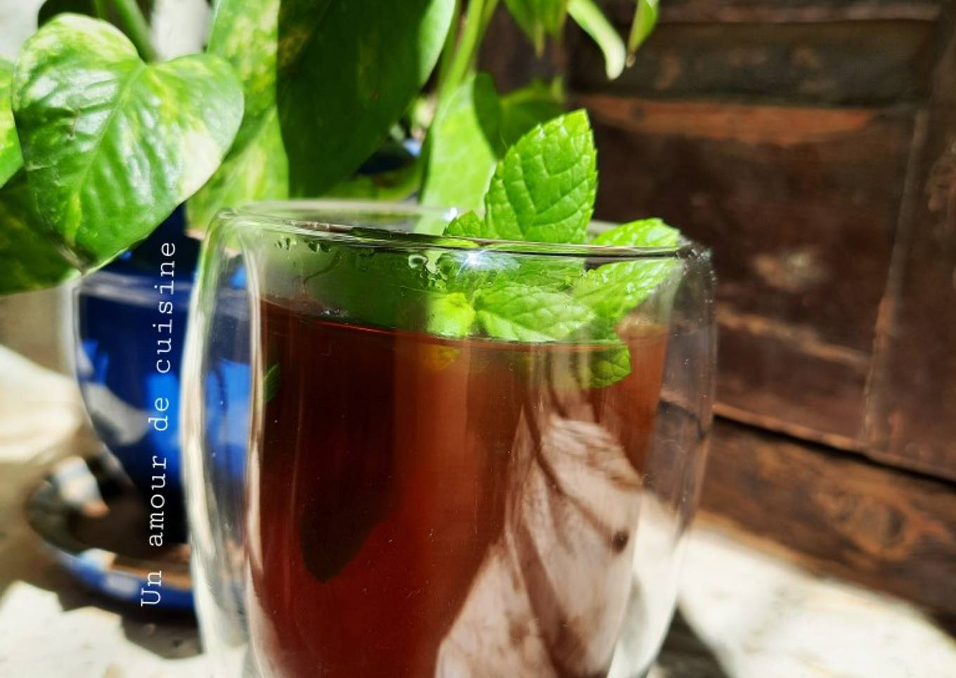 Thé a la menthe sans théière 🍵🌱