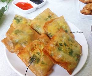 Cara Memasak Cepat MARTABAK TELUR KARI AYAM versi Kulit Lumpia Enak dan Sehat