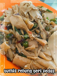 Foto resep Tumis Rebung Teri Pedas
