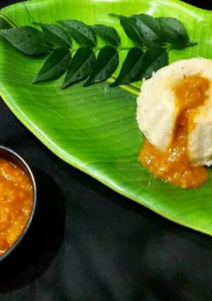 A picture of Lava Idli With Molten Sambhar.