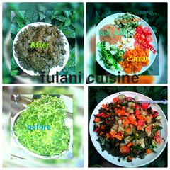 Moringa salad A picture of Moringa salad.