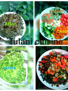 A picture of Moringa salad.