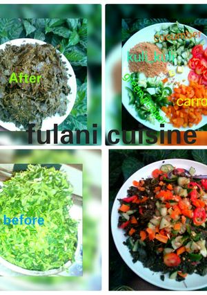 A picture of Moringa salad.