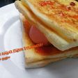 Roti Bakar Eskrim Strawberry #pr_rotiditawar