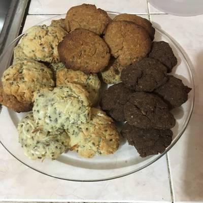 Galletas veganas de arroz (sabor chocolate, canela, jengibre y coco) Receta  de Daniela González Guzzi- Cookpad