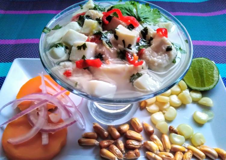 Leche de tigre con pescado y pota👍🇵🇪