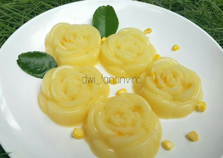 Bagaimana Bikin Puding Jagung Lembut yang Sedap