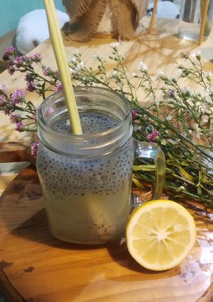 Foto resep Air jahe sereh lemon selasih madu