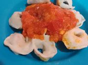 Una foto de salsa picadillo
