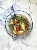 Tumis Tebu Telur (Terubuk) Bayam