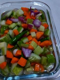 Foto resep Acar Mentah Timun Wortel