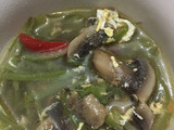 Sopa de porotos verdes