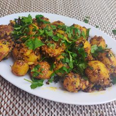 A picture of Chatpata Aloo.