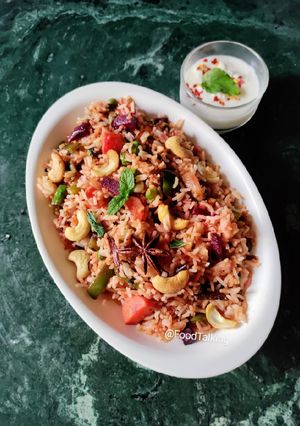 A picture of Vegetables Fried Rice.