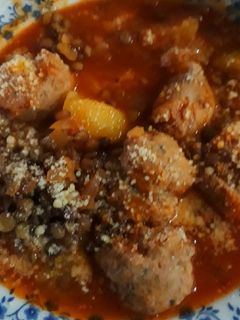 Una foto de Guiso de lentejas rápido y sencillo. Para sacarte las ganas 😏