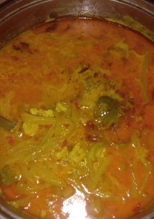 Foto resep Sayur labu siem campur tempe+terong bulet ijo
