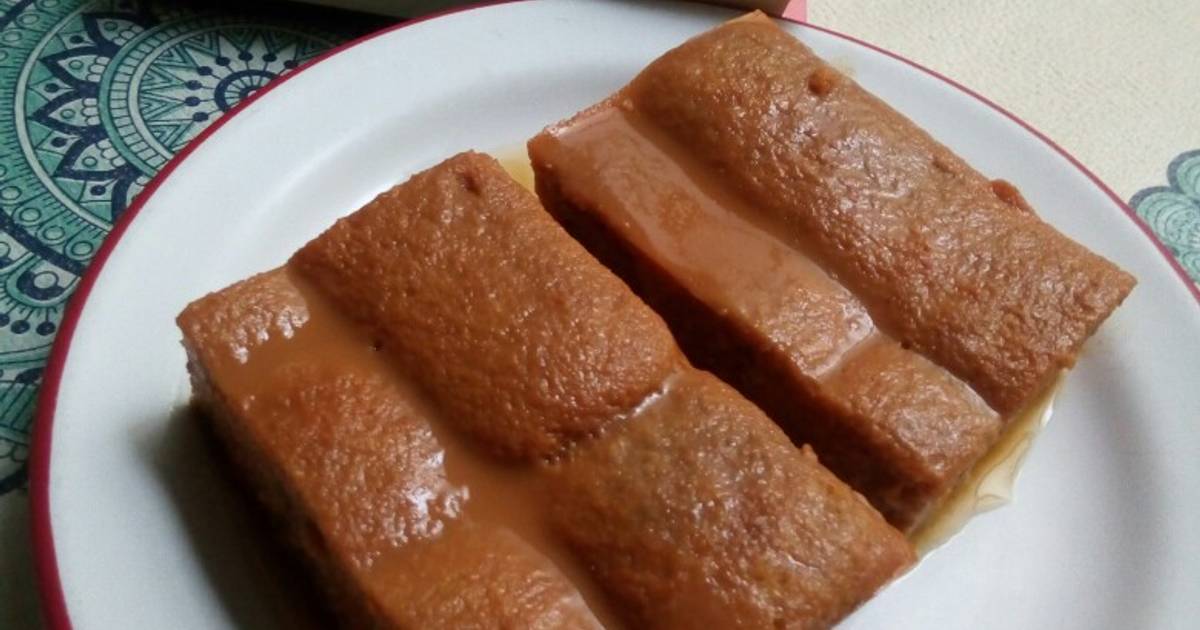 Postre de vainillas, café y flan de dulce de leche súper