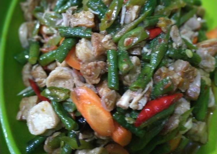 Kacang panjang buncis campur