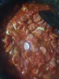 SALCHICHAS ENTOMATADAS🍅😍