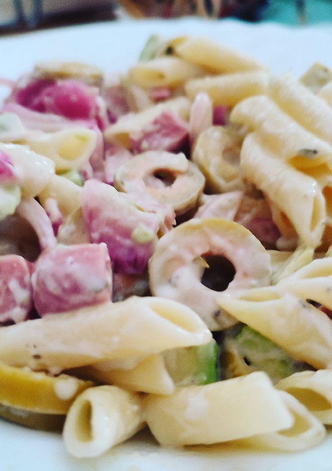 Una foto de Macarrones a mi manera