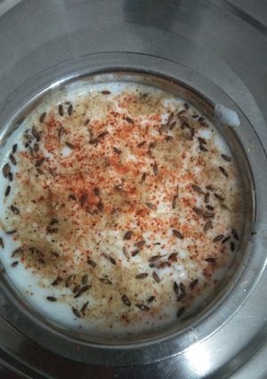 A picture of Jeera raita.