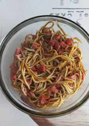 Una foto de Delicias del mar con jamón