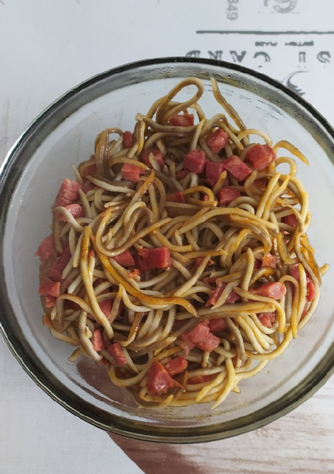 Una foto de Delicias del mar con jamón