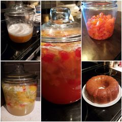 A picture of Brandied Fruit Start (for friendship cake).