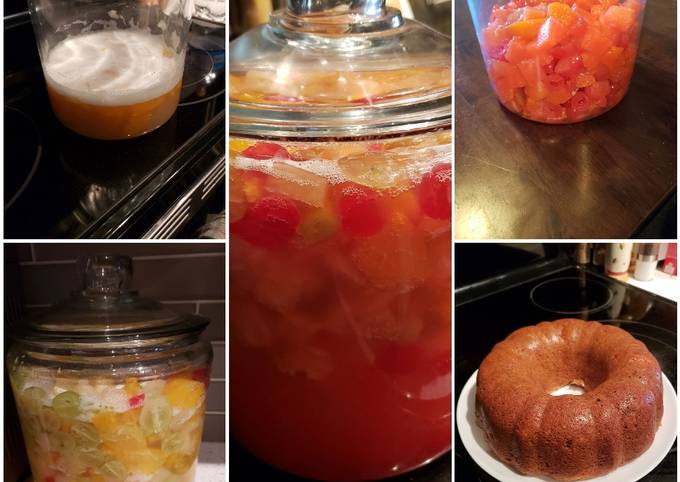 How to Make Any-night-of-the-week Brandied Fruit Start (for friendship cake)