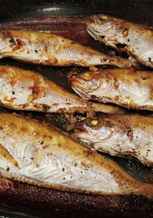 Una foto de Faneca al horno