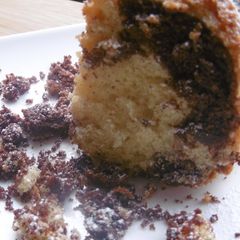A picture of Chocolate & Vanilla Marble Cake.