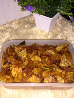 Foto resep Keripik Kentang Balado