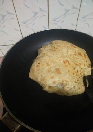 A picture of Brocolli Rice Parantha.