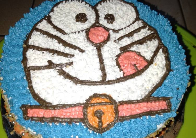 Resep: Cake doraemon yang Lezat