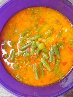 Foto resep Kacang panjang bumbu kuning