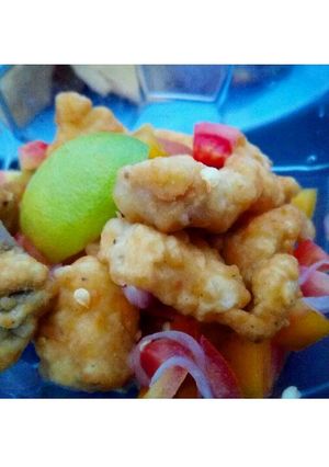 Foto resep Ikan Patin tepung saus salsa