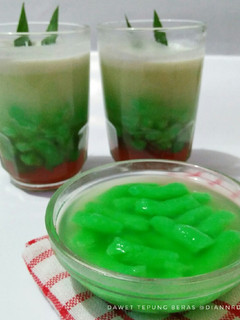 Foto resep Dawet Tepung Beras (homemade dawet/cendol)