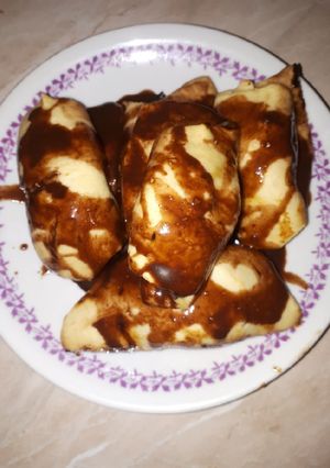 Csokis banános kiflike recept fotója