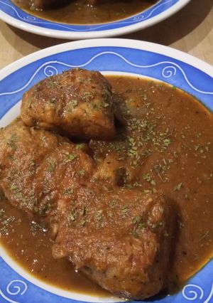 Una foto de Solomillo de Cerdo Ibérico Glaseado en Salsa Guinness