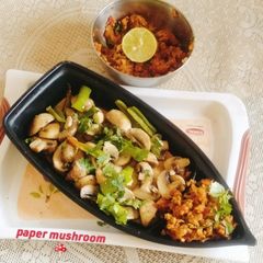 A picture of MUSHROOM 🍄🍄 PAPER Masala.