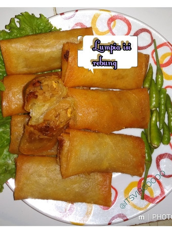 Resep #96. Lumpia Isi Rebung Telur Yang Mudah