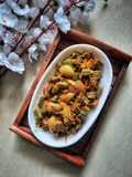 Lehsuni bhindi do pyaza