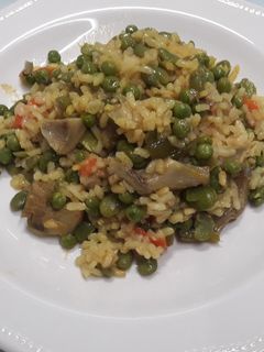Una foto de Arroz con verduras